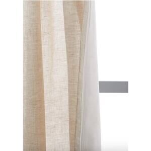 Quince European Linen Curtain Light Filtering 48 X 96 Color Sand #75